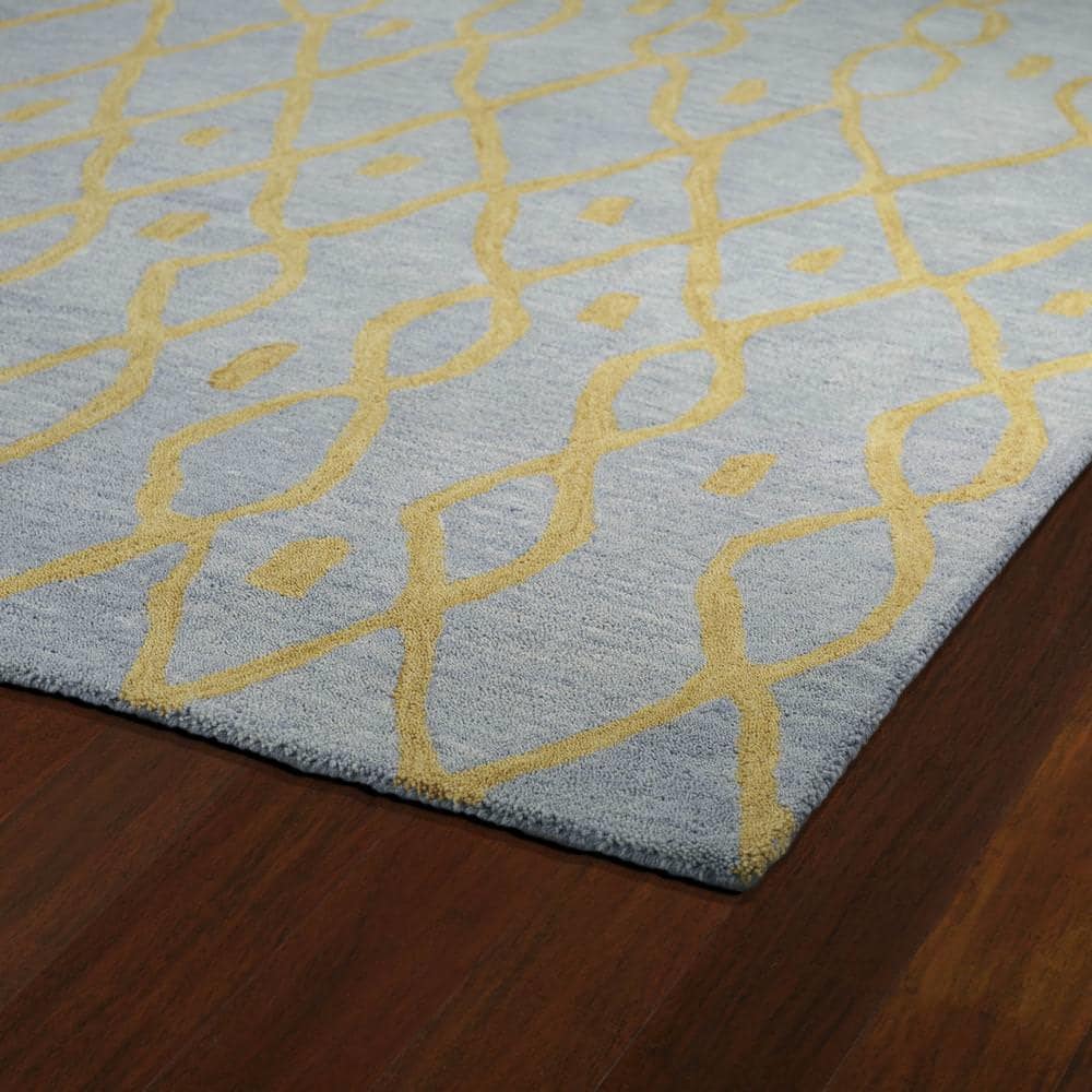 Kaleen Casablanca Cas06-79 Light Blue Area Rug Clearance - Image 2