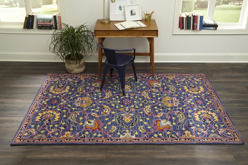 Momeni Ibiza IBI-3 Blue Area Rug