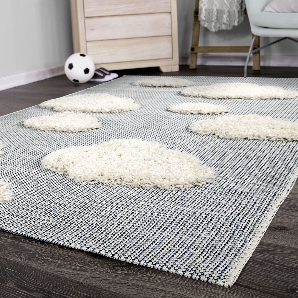 Orian Navajo Chasing Dreams Blue Area Rug - Image 3